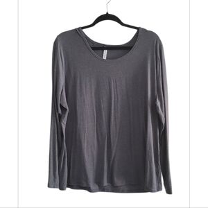 Fabletics Charcoal Long Sleeve Top